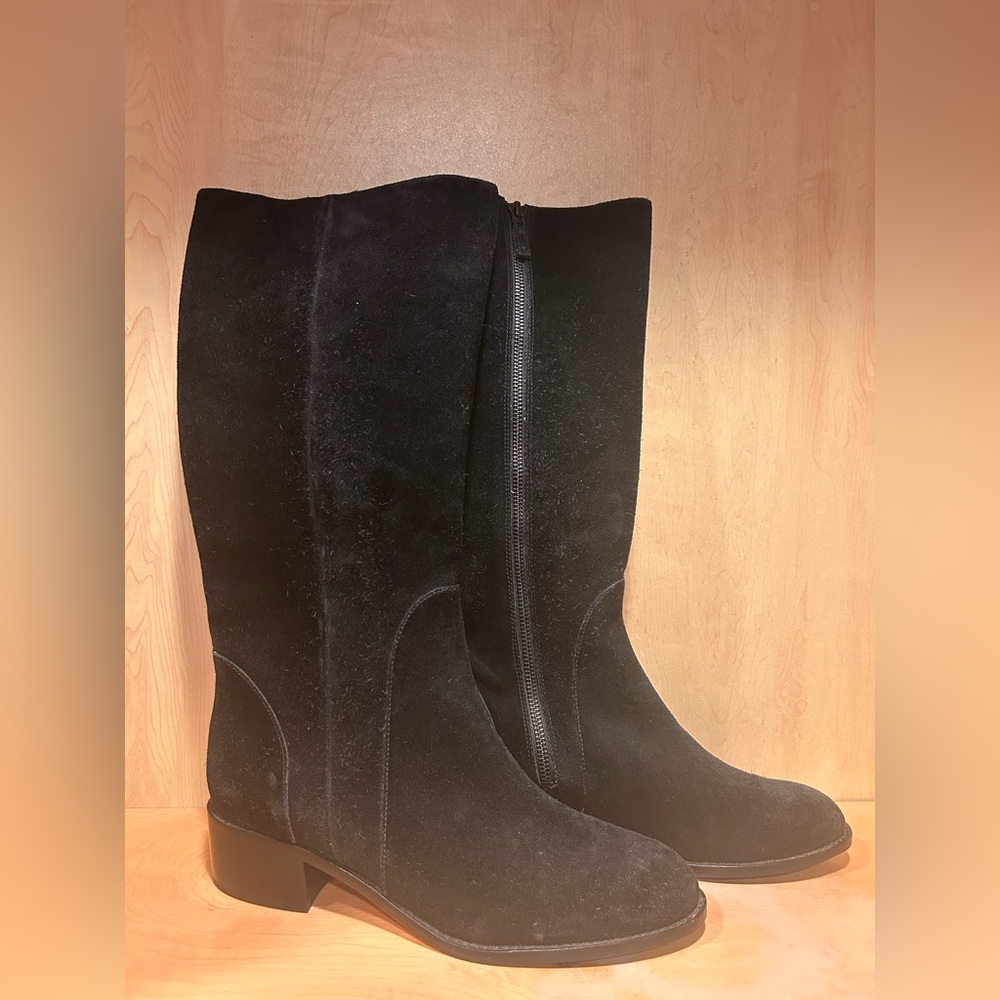 Cole Haan Black Suede Boots